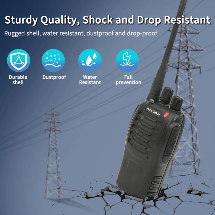 MaxTalker MT-8S Walkie Talkies Two Way Radios