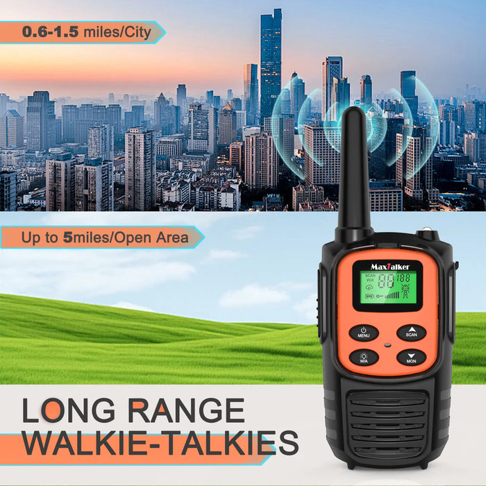 MaxTalker MT10 Walkie Talkies for Adults and Kids